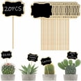 thumbnail image 2 of Huerto, 20 etiquetas de pizarra para plantas, etiquetas de madera para plantas, 2 of 4