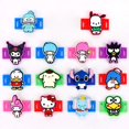 thumbnail image 2 of Kuromi Sanrio zapatos accesorios Anime Hello Kitty MyMelody Kawaii dibujos animados lindo alpargatas hebilla de encaje juguete regalo para niñas, 2 of 4