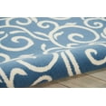 thumbnail image 4 of Eclectic Essentials Blue Bohemian Botanical Area Rug, 4 of 4