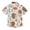 Cute Hedgehog Mushroom Leaf, variant on Dailycode Small Short Sleeve Button Down Shirts Cheetah Leopard Casual Shirt 3-10 Years