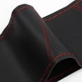 thumbnail image 3 of Universal Hand Sew Leather Car Steering Wheel Cover W/ Needle Thread Red Wrap, 3 of 8