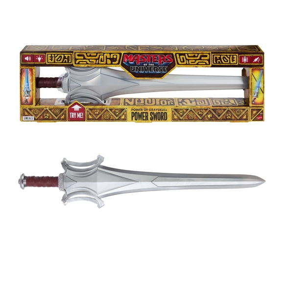 Masters of the Universe 2026 Movie Powers of Grayskull Sword, Sounds Vibration, Role Play Toy