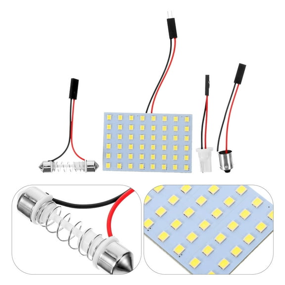 OUNONA LED Dome Light Panel for RV Car Roof Interior Ceiling Lights, Energy Efficient, Easy Install, Bright White Lamp