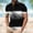 4#Black, variant on DPTALR Men's Casual Printed Button Turndown Collar Short Sleeve Pullover T-shirt Blouse,Green, XXXXL