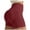 Brick Red, variant on Yammkia Women Clothing Biker Shorts Women High Waisted Workout Spandex Tummy Control Gym Running Yoga Shorts Black,S