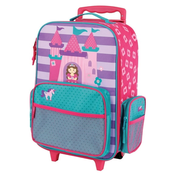 Stephen Joseph, Classic Rolling Luggage Suitcase Carry on Travel for Kids, Princess