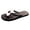 Black, variant on Women's Summer Casual Flat Sandals Open Toe Flip Flops For Beach And Everyday Wear Comfortable -On Footwear