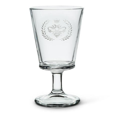 

Abbott Collection AB-27-ROYAL-GOB 6 in. Bee in Crest Goblet Clear