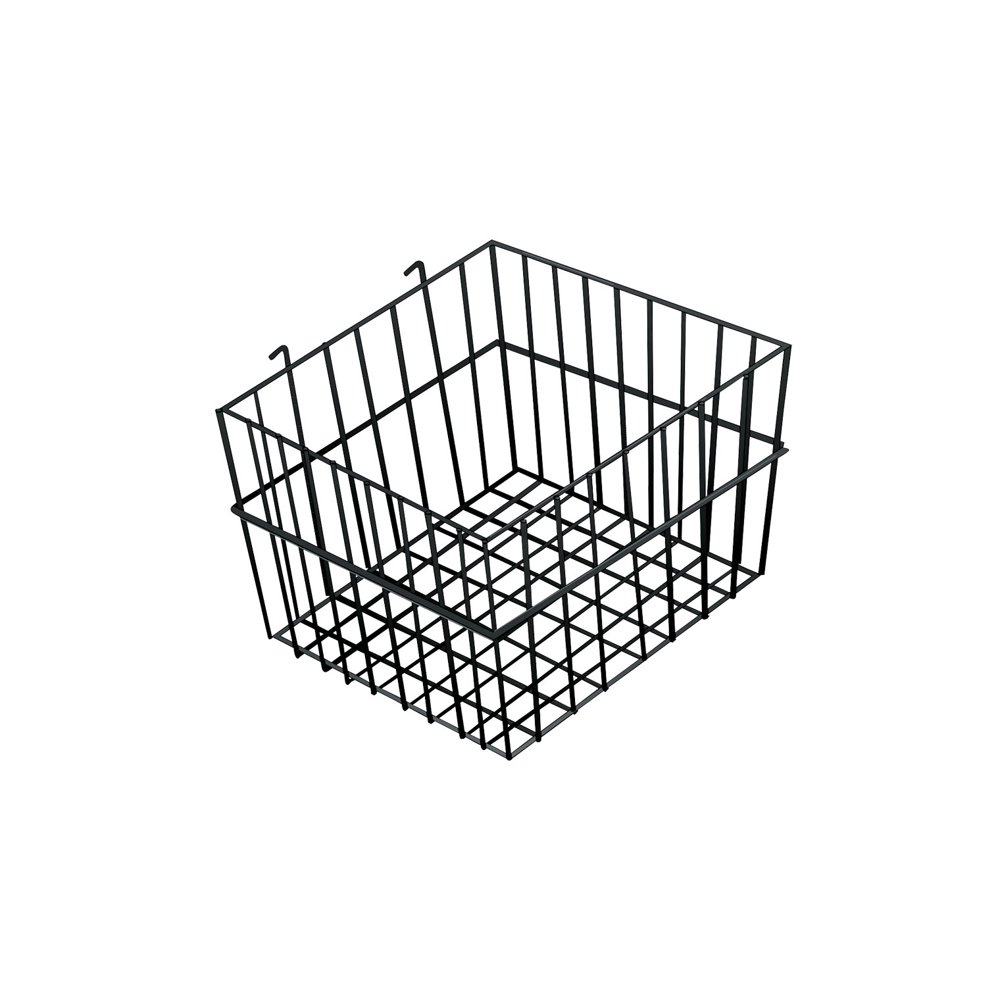 Black Mini Wire Grid Basket for Wire Grid 12''L x 12''W x 8"D Set