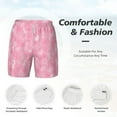 thumbnail image 5 of Balery Breast Cancer Awareness Mens Swim Trunks Swim Shorts for Men Quick Dry Inseam Beach Shorts with Compression Liner Pocket-3X-Large, 5 of 9