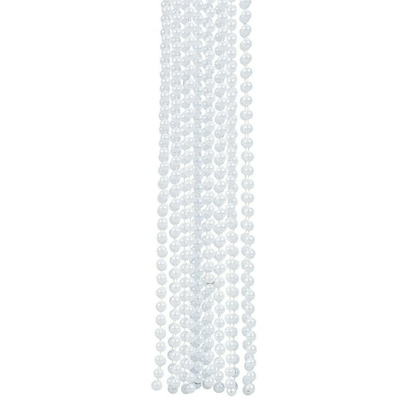 Pearl Beaded Necklace - Party Favors - 12 Pieces
