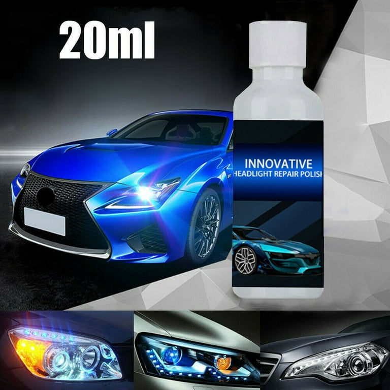 Car Headlight Cover Len Restorer Cleaner Repair Liquid Polish Kit  Accessories