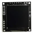 thumbnail image 1 of 1.3in Mini LCD Music Spectrum Display Analyzer MP3 Power Amplifier Audio Level Indicator Rhythm Balanced VU METER Module,1 x rhythm balanced VU METER module,Black, 1 of 6
