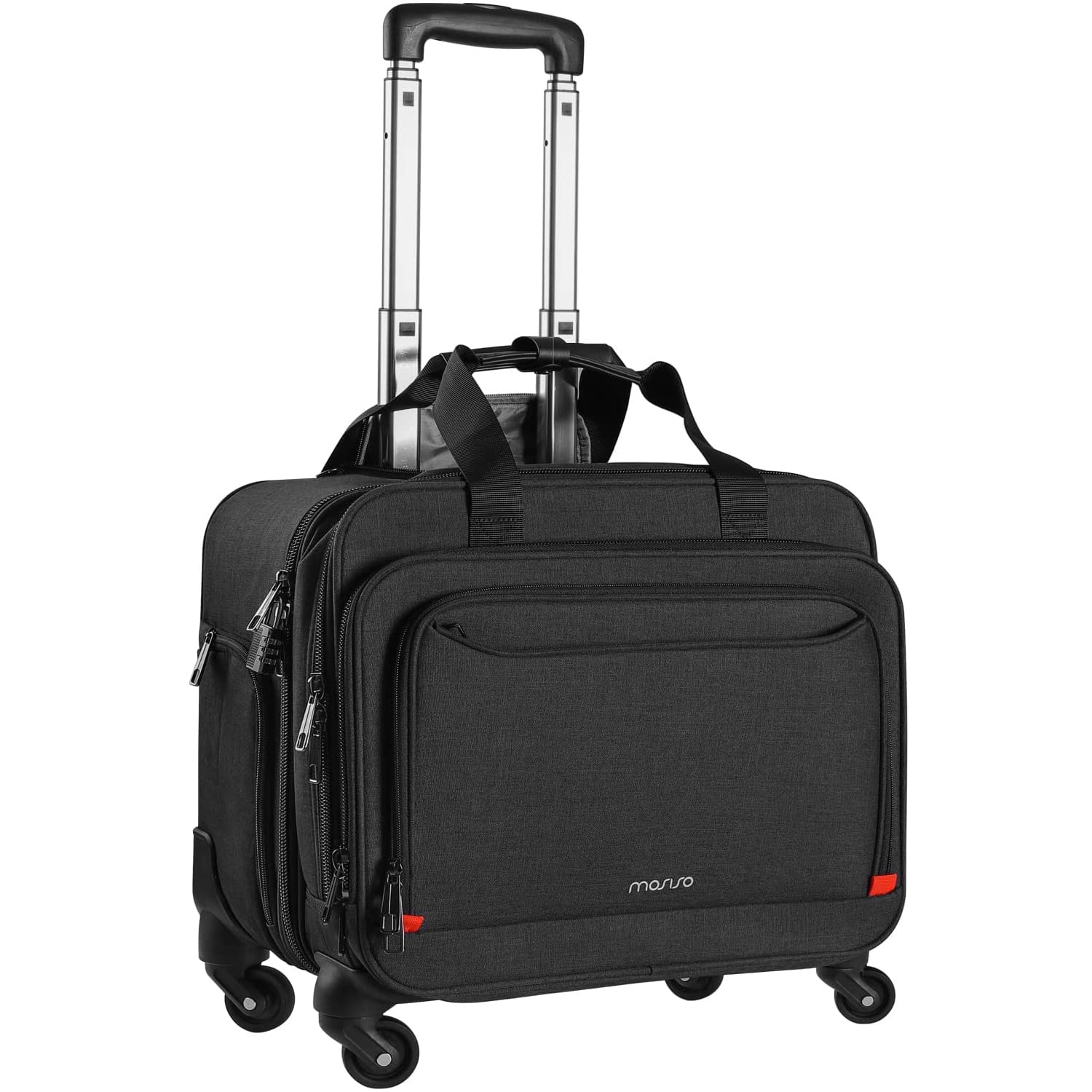 Buy Mosiso 15 16 Inch Rolling Briefcase Laptop Bag Case For Women Men 