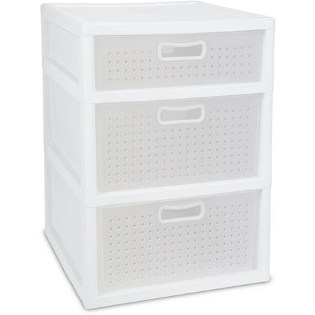 Sterilite 3-Drawer Storage Unit, White Image 1 of 1