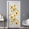 thumbnail image 2 of Sunflower Window Privacy Film, Farmhouse Spring Summer Botanical Static Cling UV Sun Blocking Heat Control Window Tint Day and Night, Non-Adhesive Reusable One Way Windows Privacy Cover 35.4''x78.7'', 2 of 7