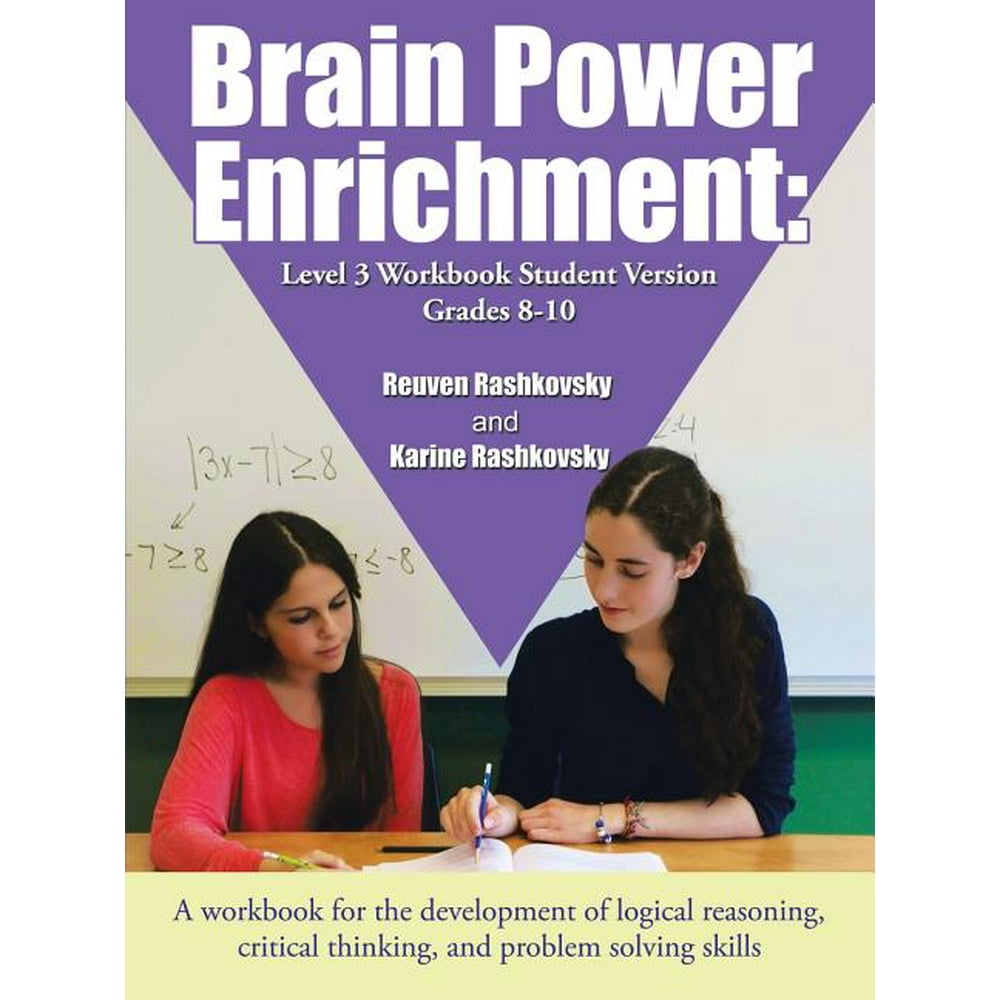 Brain Power Enrichment Level 3 Workbook Student Version Grades 810