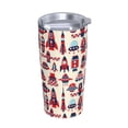 thumbnail image 2 of Kll Rocket Pattern Stainless Steel Vacuum Insulated Coffee Cup 20 Oz Insulated Travel Mug Water Cup With Leak-Proof Straw Lid & Flip Lid,1 Metal Straws,1 Cleaning Brush, 2 of 8