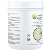 Naturade Vegan Smart All-in-One Nutritional Shake Powder, Vanilla, 20g Protein, 1.4lb, 22.8oz