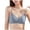 Blue, variant on Women Solid Wireless Bra Thin Strap Back Closure Lift Side Support Bra