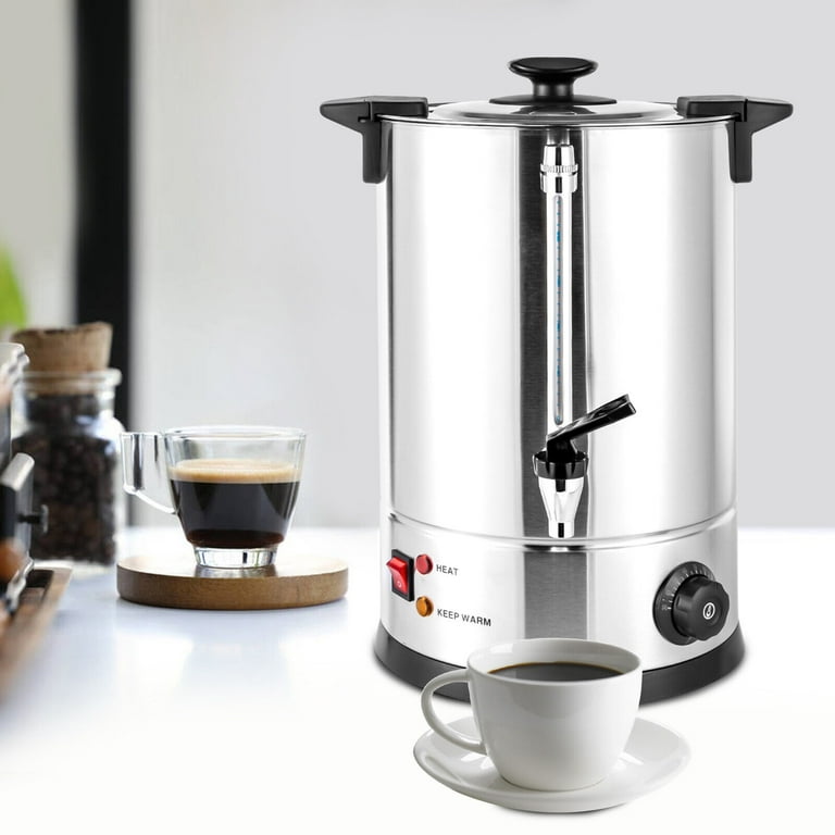8L/2.11gal Premium Commercial Coffee Machine Large Stainless Steel Coffee  Maker