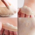 thumbnail image 4 of 6 Pairs Nude Women's No Show Socks, Nylon Ultra Low Cut Non-Slip Thin Liner Socks, Invisible Socks for Flats, 4 of 6