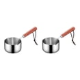 thumbnail image 1 of VONKY Stainless Steel Small Saucepan Heating Milk Camping 80ml 2Set, 1 of 6