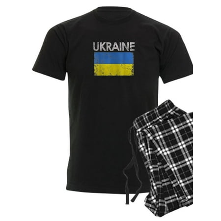 

CafePress - Vintage Ukraine Ukrainian Flag Pride Gift Pajamas - Men s Dark Pajamas