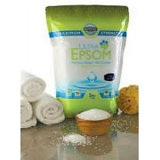 Saltworks Ultra Epsom Bath Salt, Unscented, Medium Grain, 5 Pound Bag