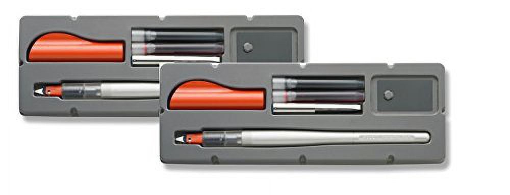 Pilot Parallel Pen 2-Color Calligraphy Pen Set Red Blue Ink 1.5mm Nib 2 PK 90050