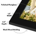 thumbnail image 5 of Americanflat 16x20 Picture Frame with Polished Plexiglass Wide Photo Frames Vertical Horizontal Epic - Black, 5 of 7
