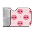 thumbnail image 2 of Kdxio Pig Noses Print Windshield Sun Shade, Foldable Sun Blocker for Car,Truck,SUV Automotive Interior Sun Protection,Reflective Shade for Front Windshield(Small), 2 of 7