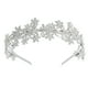 thumbnail image 1 of 1 pieza de diadema con flores vintage con incrustaciones de diamantes de imitación para mujer, accesorio para el cabello, 1 of 8