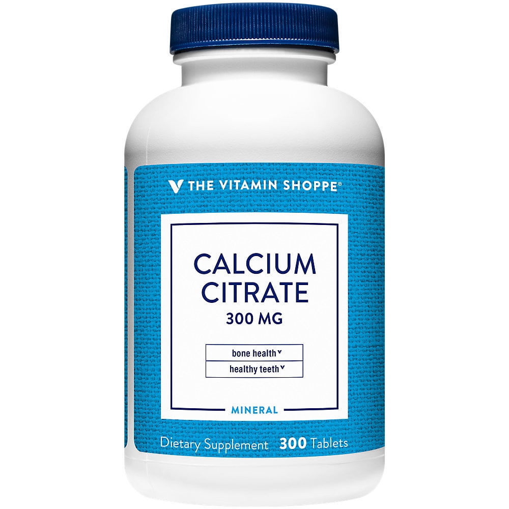 is calcium citrate good for bones