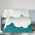 thumbnail image 2 of Super Soft Anti-Pilling Flannel Bed Blankets, It Rains Cozy Fluffy Warm All Seasons Throw Blanket for Sofa Bedding, 40"x30", 2 of 8