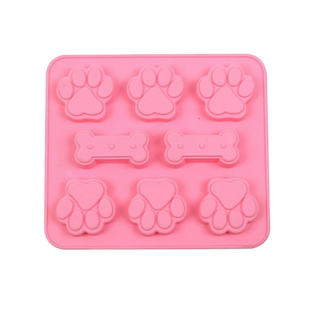 

wendunide cake mold Cookie 3D Soap Cube Ice Mould Foot And Cake Chocolate Silicone Bone Dog Kitchen，Dining Bar