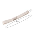 thumbnail image 6 of Mightlink Braided Wide Smooth Edge Women Belt Love Heart Metal Buckle Elastic Belt Clothes Ornament, 6 of 7