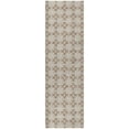 thumbnail image 2 of Addison Rugs Dream Shag Premium Machine Washable Transitional Modern Squares Taupe Runner Rug, 2'3" x 7'6", 2 of 8