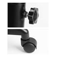 thumbnail image 5 of Miumaeov Hairdressing Tool Cart Adjustable Height Salon Rolling Trolley Aluminum Alloy for Salon Beauty Spa Tattoo Service Instrument Black, 5 of 17