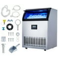 thumbnail image 7 of Garvee Commercial Ice Maker Machine 200lbs/24H, Stainless Steel Under Counter Ice Maker with 55lbs Storage, Single Water Inlet, Efficient Ice Production, Silver, 7 of 7