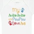 thumbnail image 4 of Inktastic Mawmaw and Pawpaw Love Me Boys or Girls Baby Bodysuit, 4 of 5