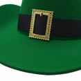 thumbnail image 6 of Jiibva Irish Festival Cowgirl Cap Western Decorative Belt Cowboy Hat Stylish Wide Brimmed Hat Outdoor Wear For Men Women, 6 of 7