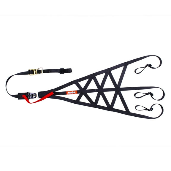 RaceQuip 828998RQP Window Net SFI 37.1 1 in Webbing Quick Disconnect Triangle Black