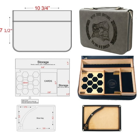 C4Labs-Lexique RPG and Tabletop Gaming Cases-Basic Edition-Gray Mimic price history on PriceWatchPro