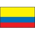 thumbnail image 1 of 4" x 6" Colombia Soft Polyester Flag Banner, 1 of 1