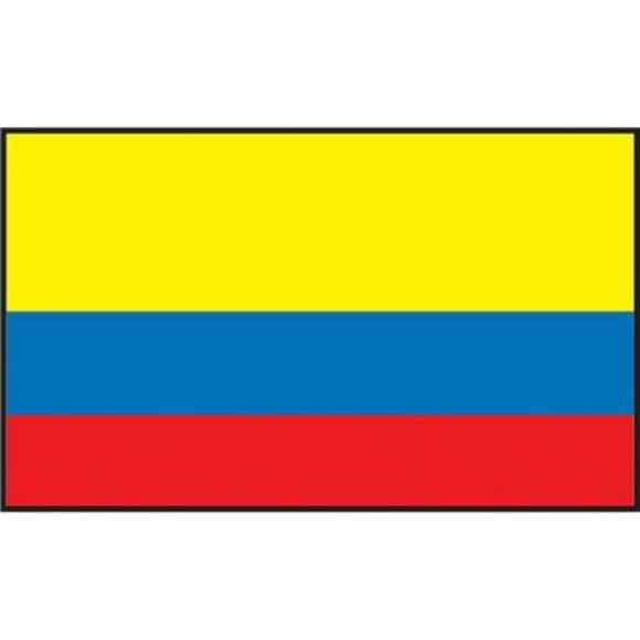 4" x 6" Colombia Soft Polyester Flag Banner