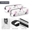thumbnail image 4 of Naloa Cute Poodle Dog Leather Pencil Case, Makeup Pouch, Zipper Pouch for Daily Essentials, Storage Organizer, Cosmetics and Stationary Bag, 4 of 7