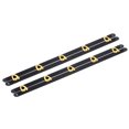 thumbnail image 1 of Unique Bargains 2 Set Corset Busk, 11" Black Steel Boning Support with Gold Buttons Spring Steel Corset Busk Corset Boning, 1 of 6
