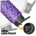 thumbnail image 5 of Leopard Print Insulated Stainless Steel Water Bottle with Straw & Cleaning Brush – 18 Oz | Leakproof, BPA-Free, 304 Stainless Steel, Wide Mouth, Travel Mug for Car, Gym, Office, 5 of 5