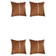 thumbnail image 2 of Yuarrent 2 uds poliéster añade elegancia al espacio vital con funda de almohada decorativa con rayas doradas café saludable café 2Conjunto, 2 of 6